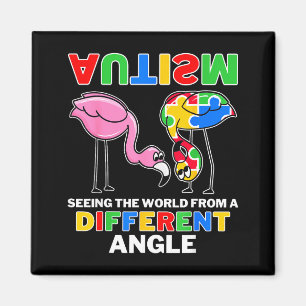 Autism Seeing The World From A Different Angle Fla Magnet