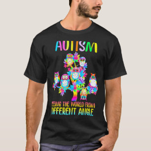 Autism Seeing The World From Different Angle Aware T-Shirt