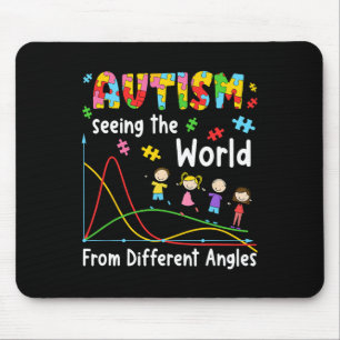 Autism Seeing World From Different Angles Sped Mat Mouse Mat