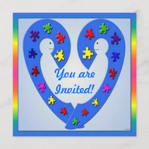 Autism Seminars Invitation Card