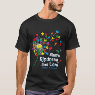 Autism-Share Kindness And Love Autism Awareness Au T-Shirt
