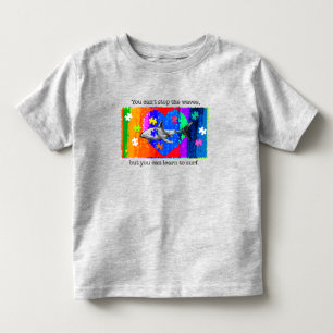Autism Shark 5/6T GREY Toddler T-Shirt