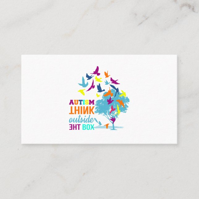 Autism Shirts - Autism Awareness Ribbon T-shirts Business Card (Front)