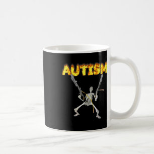 Autism Skeleton Funny Oddly Specific Dank Meme 3 Coffee Mug