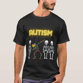 Autism Skelett Meme T-Shirt