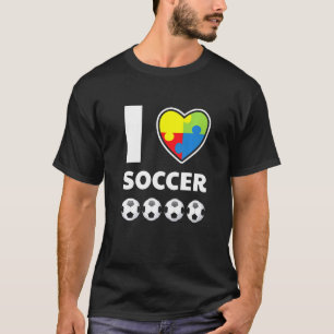 Autism Soccer Autistic For Kids Boys Girls Men Wom T-Shirt
