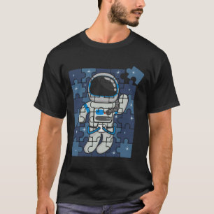 Autism Spaceman Astro Cosmo Space Autism Awareness T-Shirt