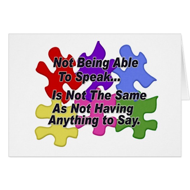 Autism Speaking (Front Horizontal)