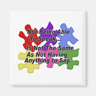Autism Speaking Magnet