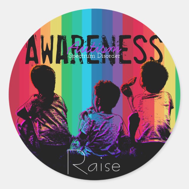 Autism Spectrum Disorder Awareness Sticker (Front)