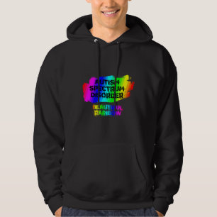 Autism Spectrum Disorder Beautiful Rainbow Hoodie