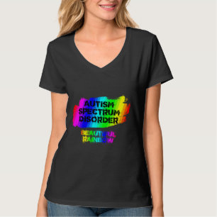 Autism Spectrum Disorder Beautiful Rainbow T-Shirt