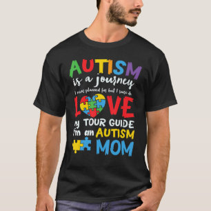 Autism Spectrum Disorder Mama Proud Awareness Puzz T-Shirt