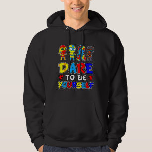 Autism Spectrum Disorders Superhero Puzzle Autisti Hoodie