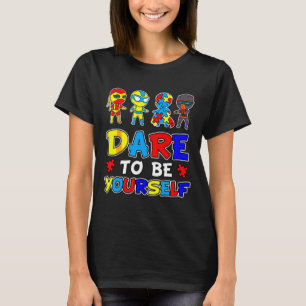 Autism Spectrum Disorders Superhero Puzzle Autisti T-Shirt