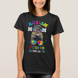 Autism Spectrum Mum Infinite Love Autism Awareness T-Shirt