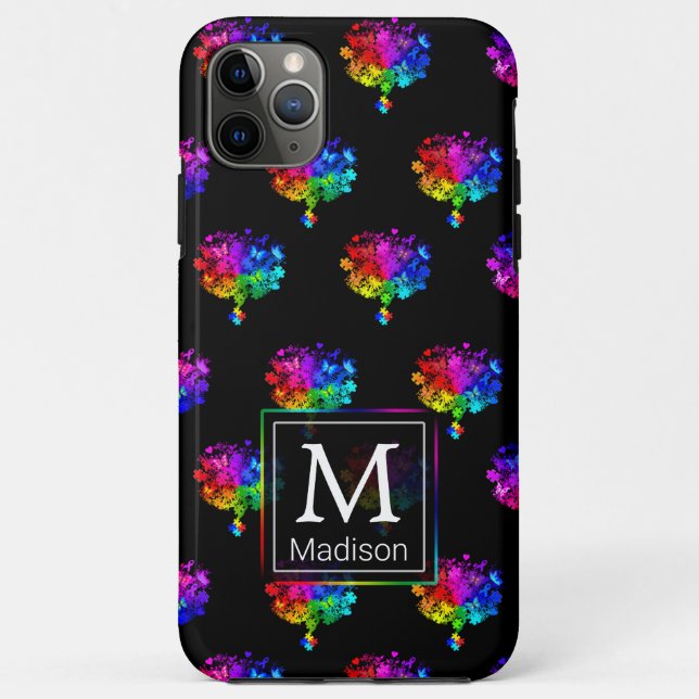 Autism Spectrum Trees Case-Mate iPhone Case (Back)