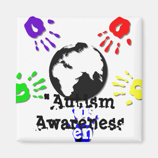 Autism Square Magnet