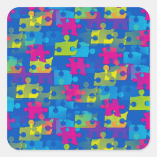 Autism Square Sticker