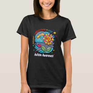 Autism Sunflower Sunflower Men Women Kids Autism A T-Shirt