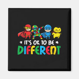 Autism superheroes to be different asd awareness magnet