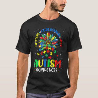 Autism Support Awareness Accept Understand Love Au T-Shirt