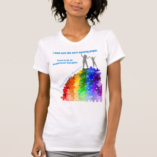 Autism Support Climbing New Heights Woman & Girl T-Shirt