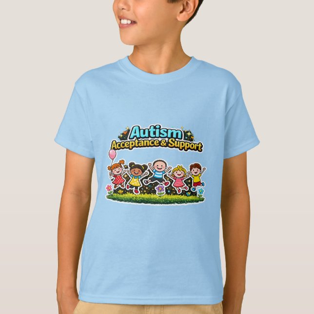 Autism Support Matters T-Shirt (Front)