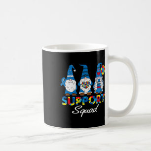 Autism Support Squad Gnomes Awareness Matching Men Coffee Mug
