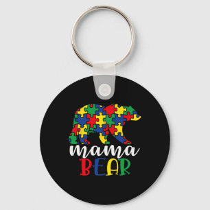 Autism Support Teacher Women Kids Autism Awareness Key Ring