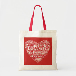 Autism Teacher Appreciation - Select Your Colour Tote Bag