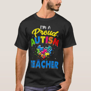 Autism Teacher Autism Awareness Accept Support Lov T-Shirt