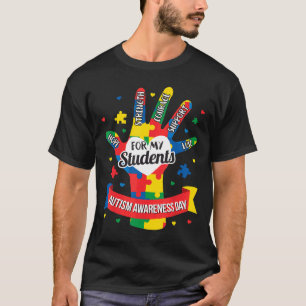 Autism-Teacher Autism Awareness Student Puzzle Pi T-Shirt