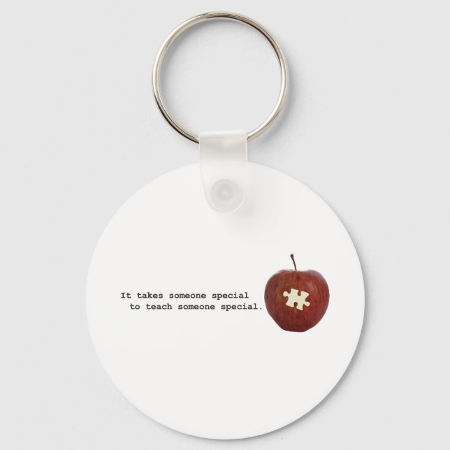 Autism Teacher Key Ring (Front)