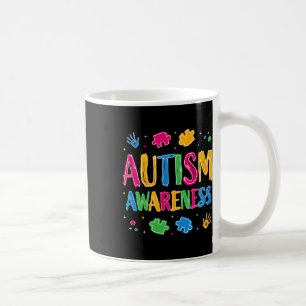 Autism Teacher Kids Colour Outside The Line Autism Coffee Mug