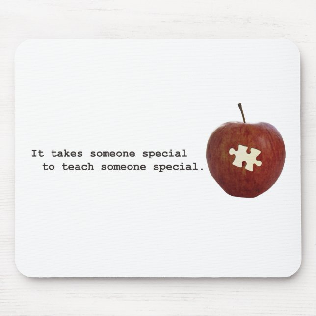 Autism Teacher Mouse Mat (Front)