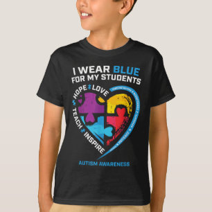 Autism Teacher Shirts Men Women Teachers Autism Aw
