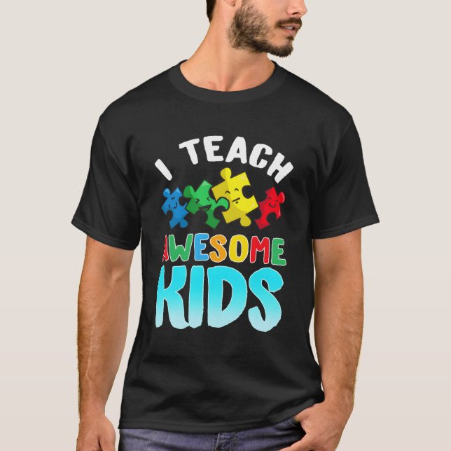 Autism Teacher Special Education Appreciation T-Shirt (Front)