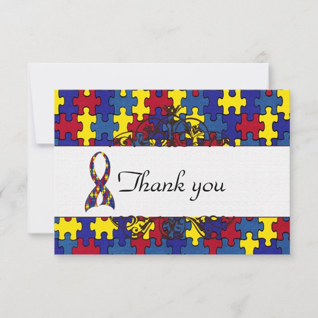 Autism Thank you Card (Front)