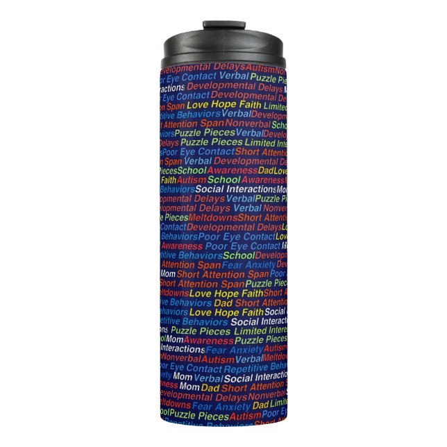 Autism --Thermal Tumbler (Front)