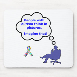Autism/Think in Pictures Mouse Mat