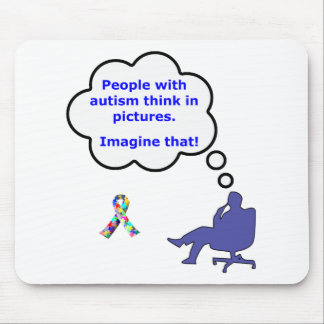 Autism/Think in Pictures Mouse Mat