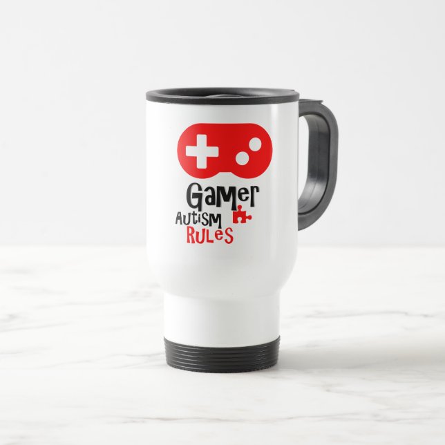 Autism - Travel/Commuter Mug (Front Right)