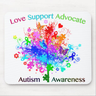 Autism Tree in Spectrum Mouse Mat