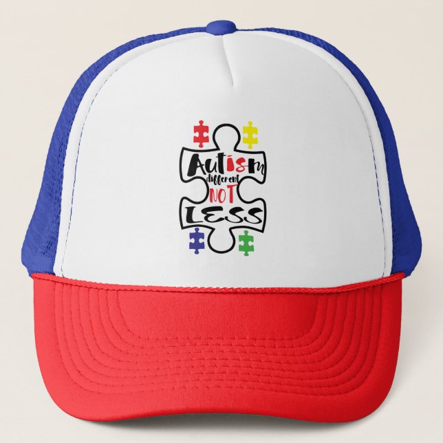 Autism Trucker Hat/Cap Hat (Front)