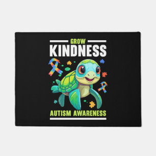 Autism Turtle Autistic Puzzle Autism Awareness Doormat