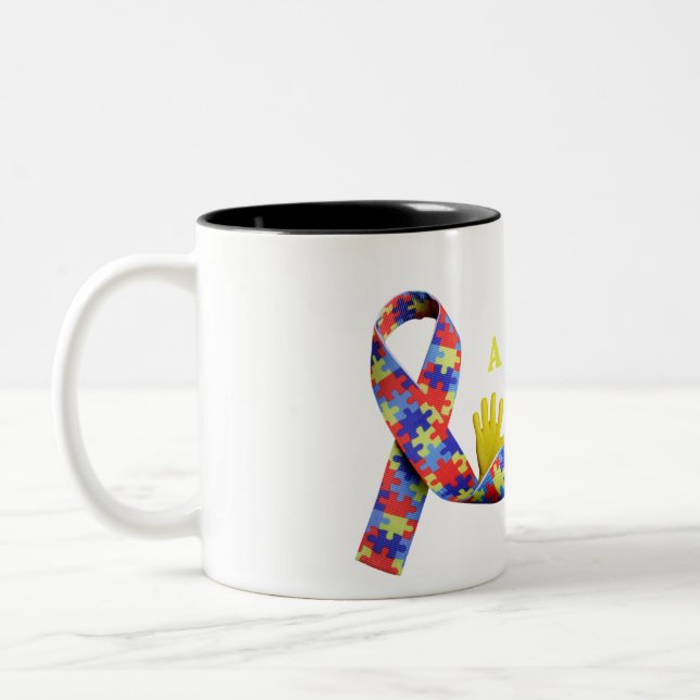 Autism Two-Tone Coffee Mug (Left)
