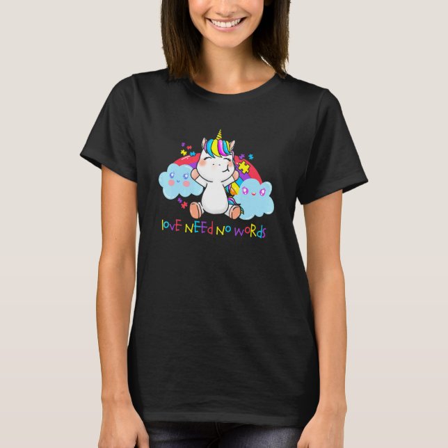 Autism Unicorn T-Shirt (Front)