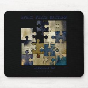 Autism Uniquely Me All Pieces © Sticker Mouse Mat