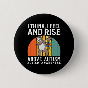 Autism Warrior Kids Puzzle Support Autism Awarenes 6 Cm Round Badge